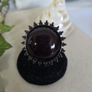 Boho Large Simulated Stone Ring